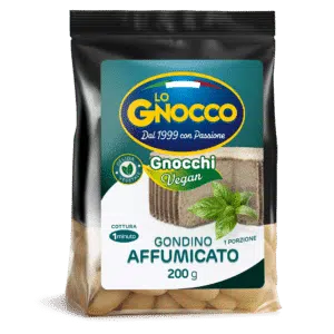 Vegan Gnocchi with smoked gondola