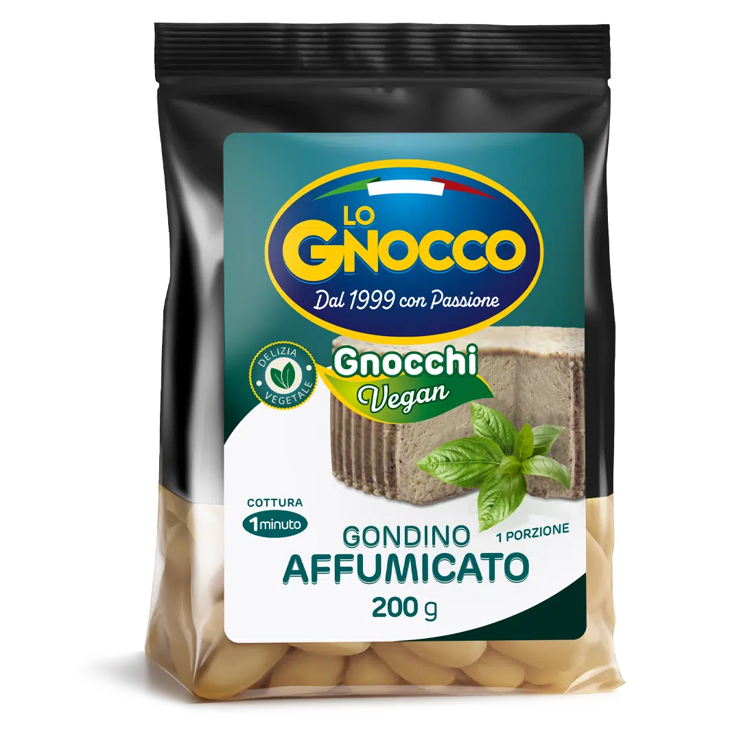 Vegan Gnocchi with smoked gondola