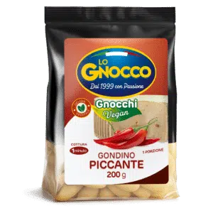 Vegan Gnocchi with spicy gondino