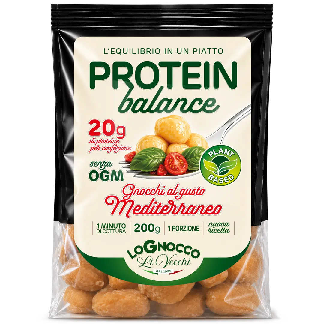 Protein Balance Gnocchi, "Mediterranean Style" with Tomato and Basil