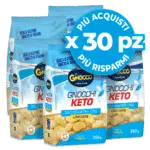 Promozione 40 confezioni Gnocchi Keto Lo Gnocco: low carb, senza glutine e vegani, solo 35 kcal per 100g.
