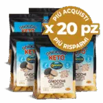 Offer 20 packs Keto Truffle Gnocchi Lo Gnocco: low-carb, vegan and gluten-free, 200g size