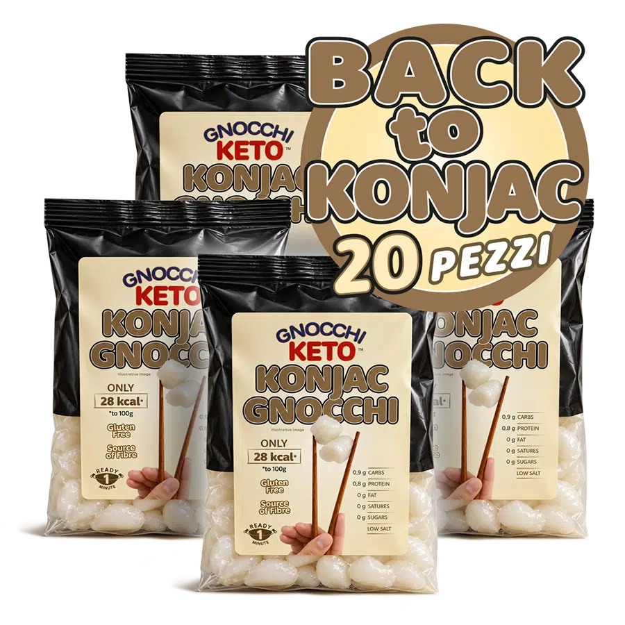 Konjac Gnocchi chetogenici bundle 20 pezzi