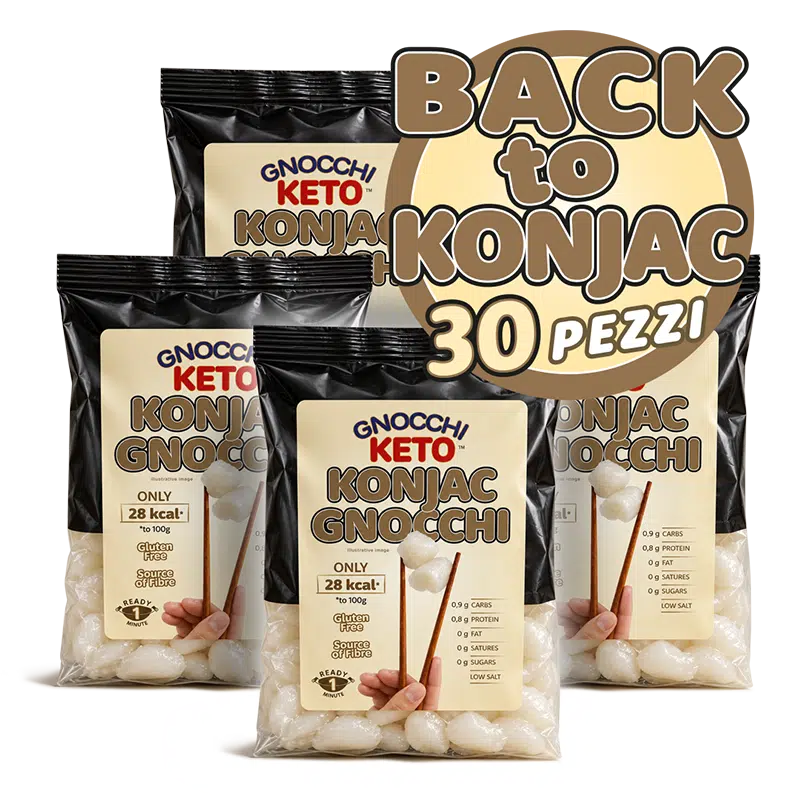 Konjac Ketogenic Gnocchi bundle 30 pieces