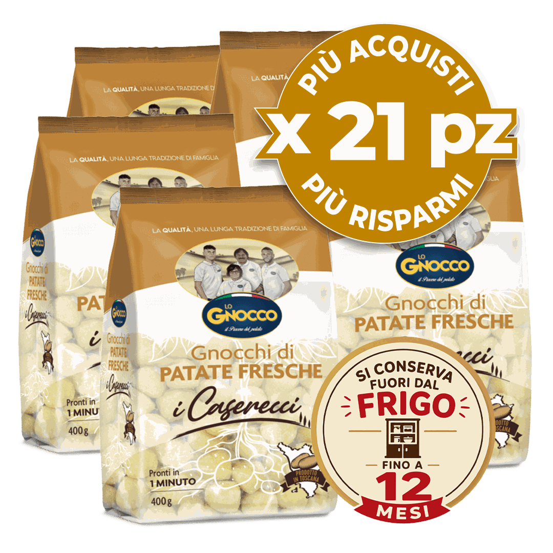 Gnocchi caserecci bundle 21 pezzi - Lo Gnocco