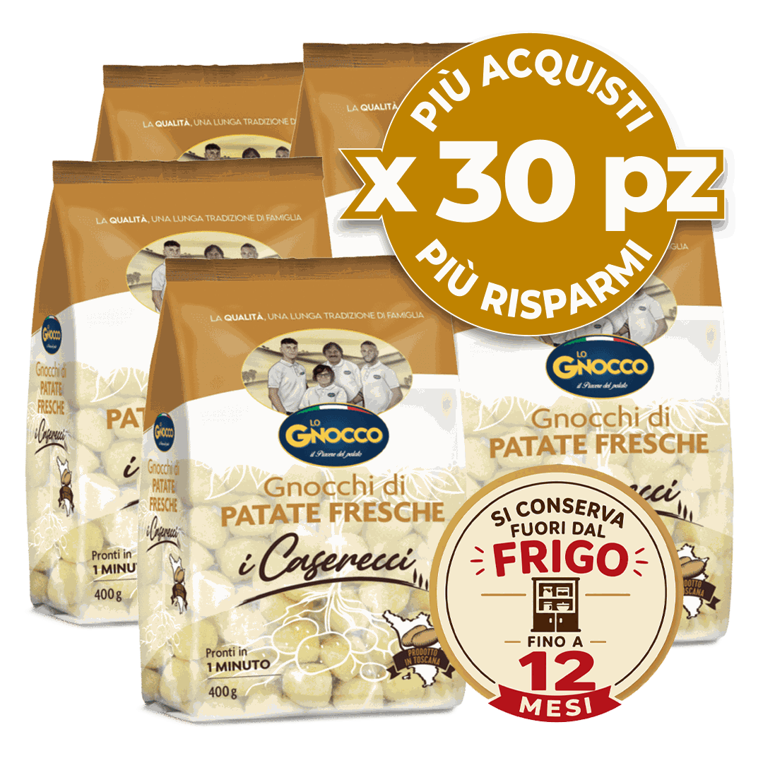 Gnocchi caserecci bundle 30 pezzi - Lo Gnocco