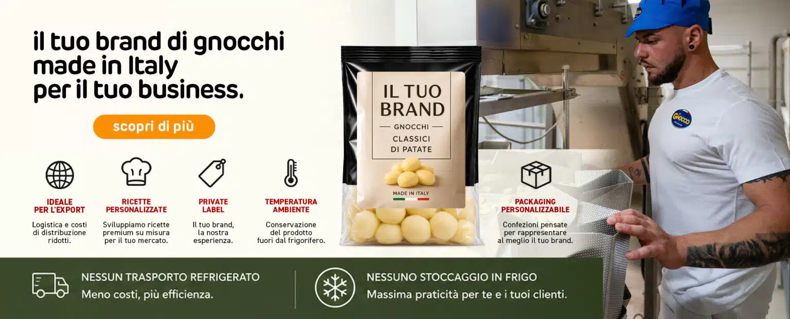 Private Label Lo Gnocco: il tuo brand di gnocchi made in Italy per il tuo business